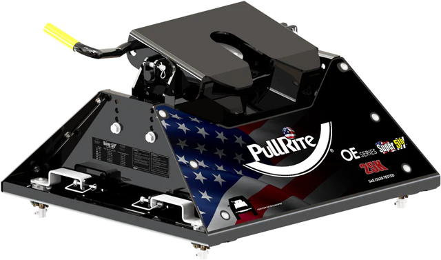 PullRite 1600 Fixed 25000 Pound 4-Way Fifth Wheel Trailer Hitch