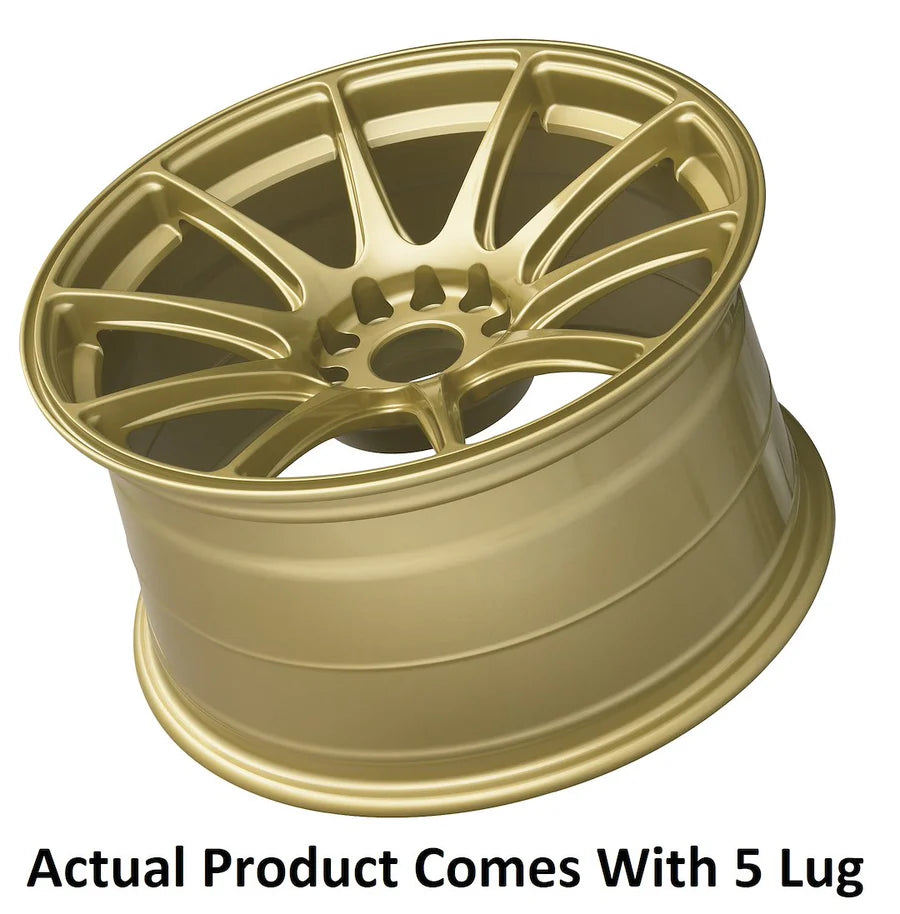Primax Wheel 18x8 Gold Wheel - 5x4.25 Bolt Pattern