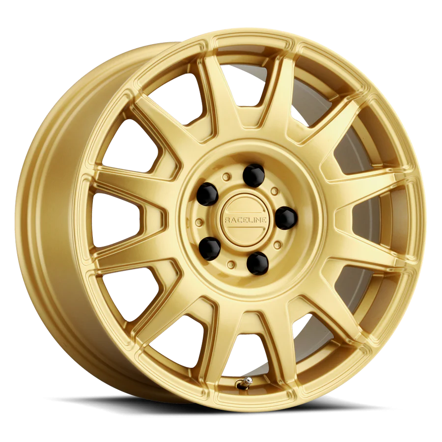 Raceline 17x8 Gold Wheel - 5x4.50 Bolt Pattern