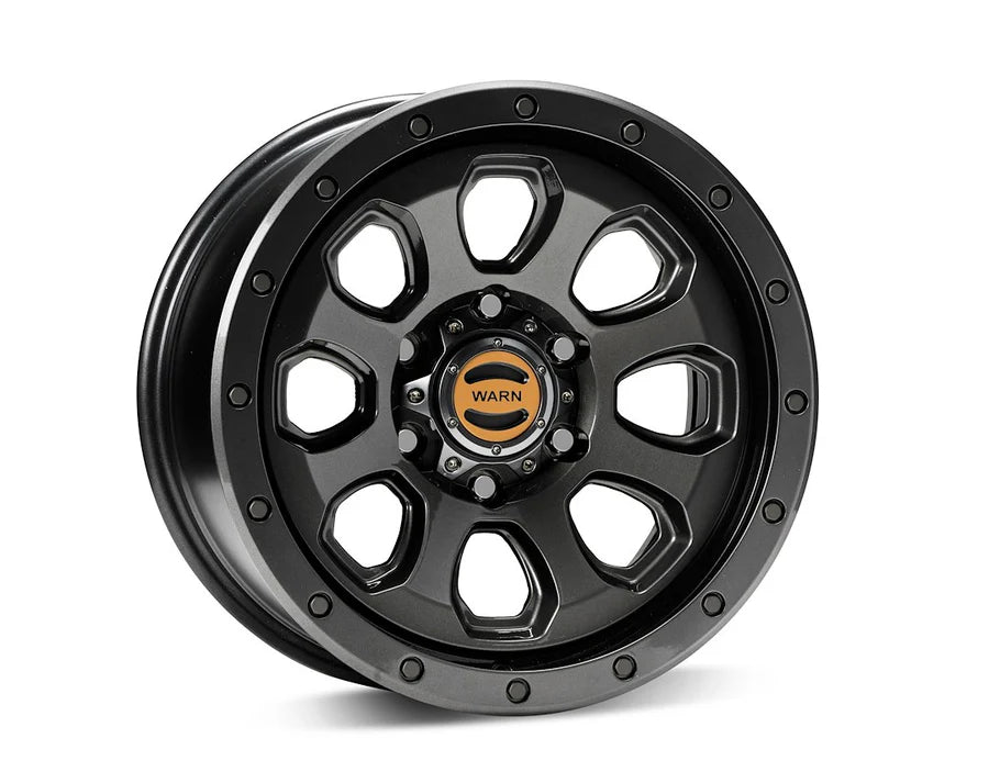 Warn 17x8.5 Black Wheel - 6x5.50 Bolt Pattern
